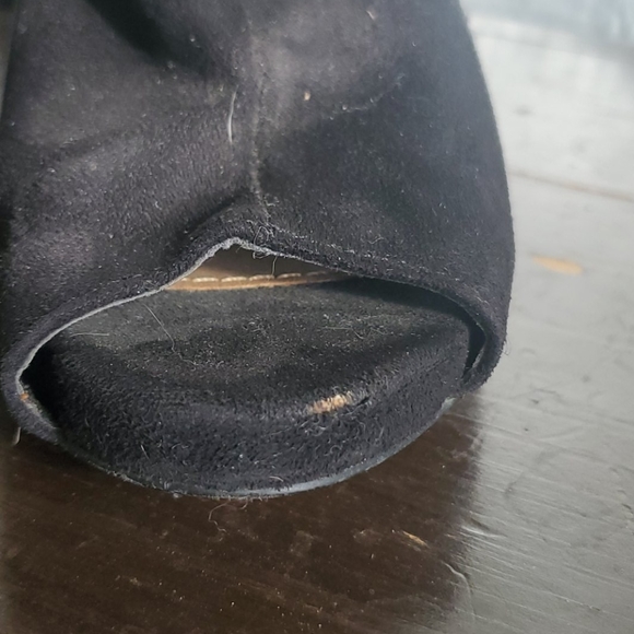 Qupid tassle side open toe heels - Picture 4 of 6